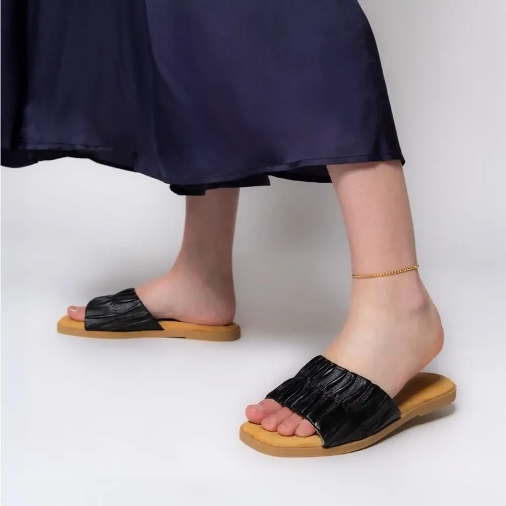 Matisse Viva Scrunchie Slide Sandals - Size 9 - Picture 7 of 7